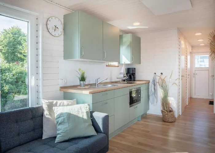 Casa de Férias Hausboot Rán Mit Dachterrasse In